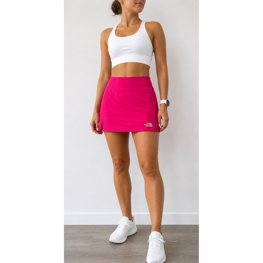 The North Face Pink Athletic Skort Women M Tennis Running Active Skirt